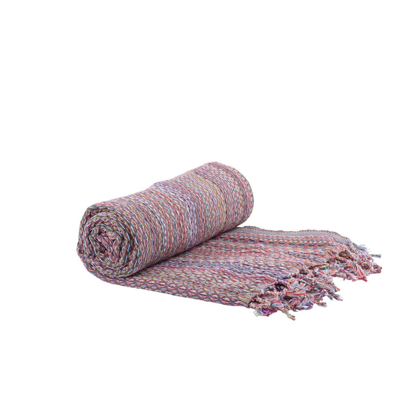 Hamamtuch Ala aus 100 % Baumwolle, 175 × 100 cm, in Braun, gerollt dargestellt