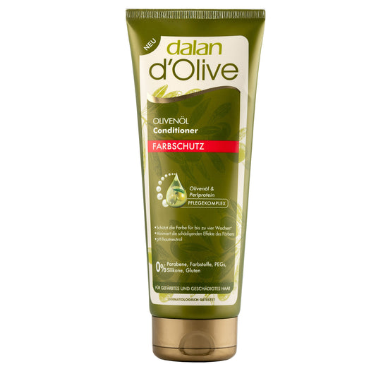 Dalan d'Olive Conditioner Farbschutz mit Olivenöl und Weizenproteinen, 200 ml