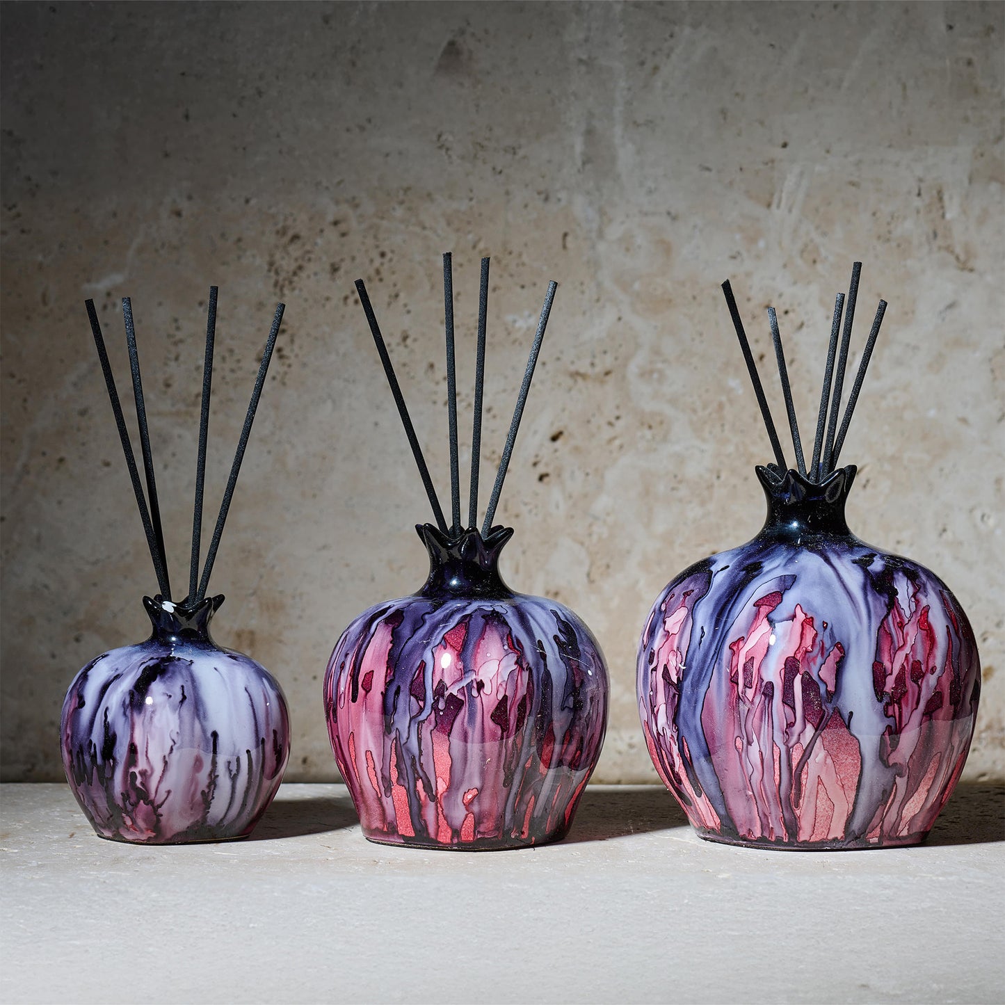 Diffuser Granatapfel - Grau/Rosa