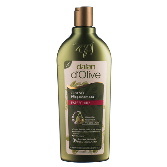 Dalan d'Olive Pflegeshampoo Farbschutz mit Olivenöl und Weizenproteinen, 400 ml