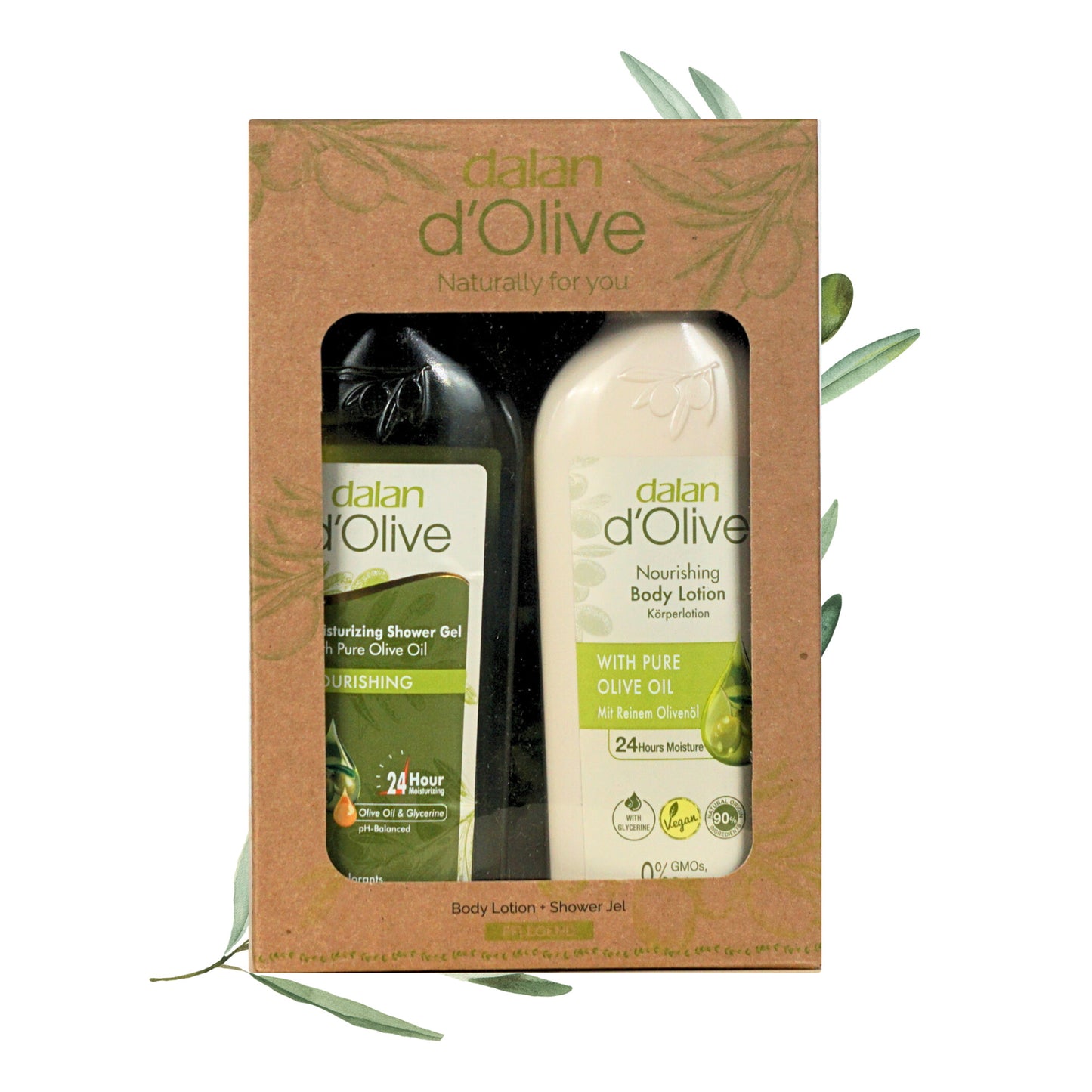 Dalan d'Olive Geschenkset Body Lotion & Shower Gel