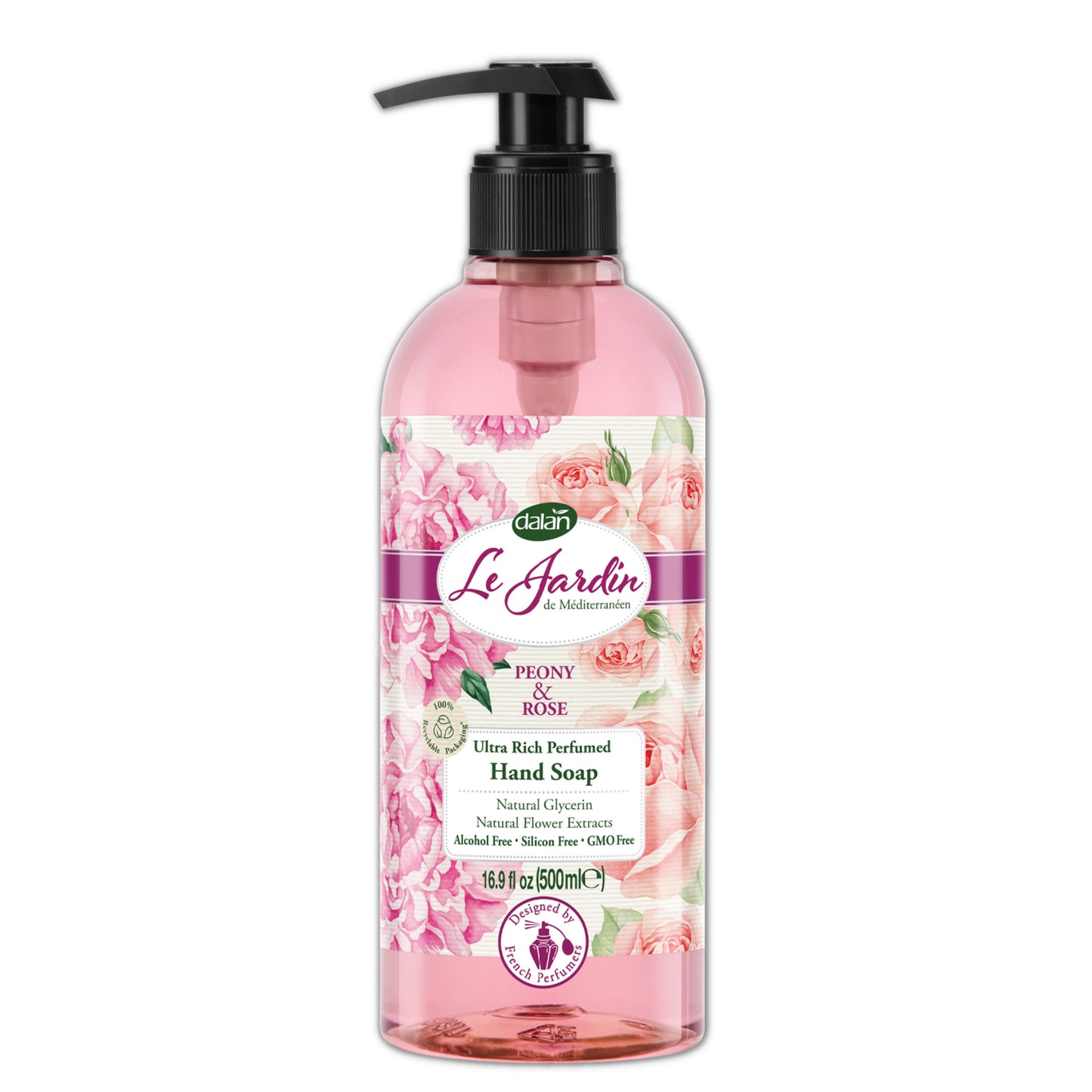 Dalan Le Jardin Handseife Peony & Rose, 500 ml
