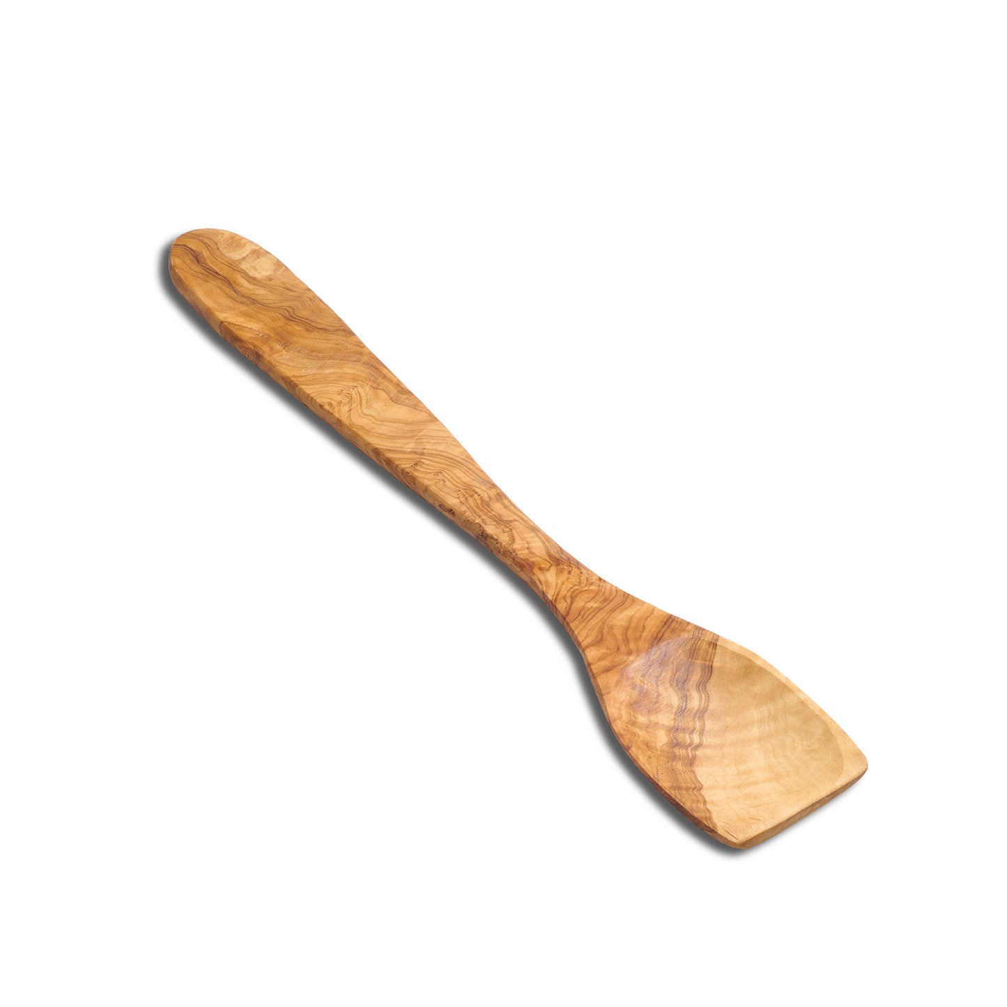 Pfannenwender aus Olivenholz, ca. 30 cm lang