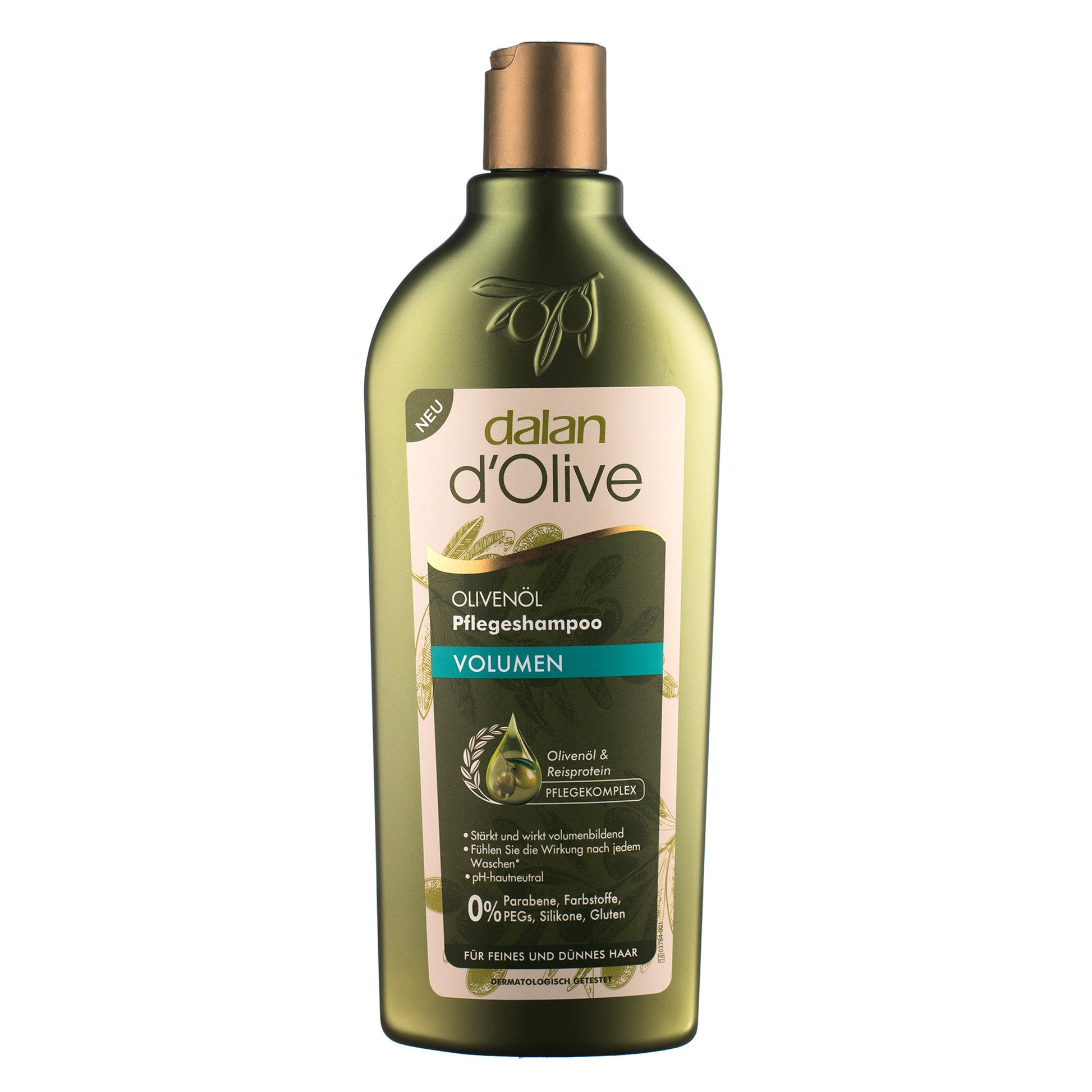 Dalan d'Olive Pflegeshampoo Volumen mit Olivenöl und Weizenproteinen, 400 ml