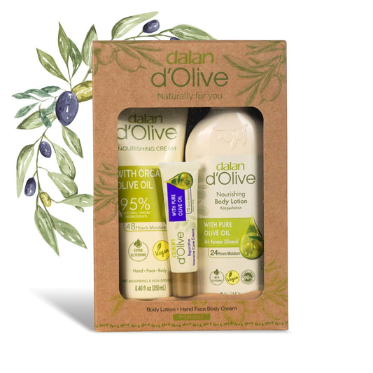 Dalan d'Olive Geschenkset 3teilig