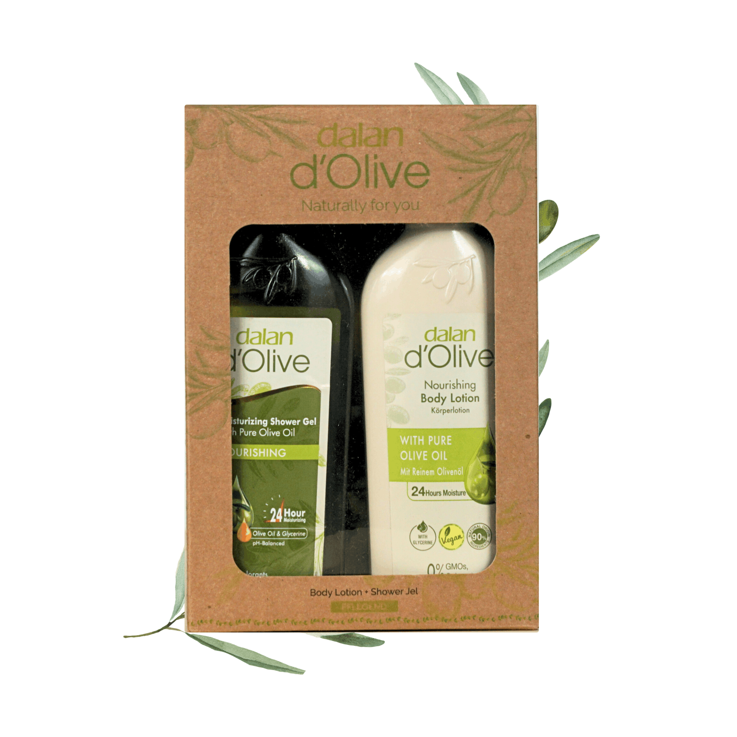 d'Olive - Geschenkset Body Lotion & Shower Gel