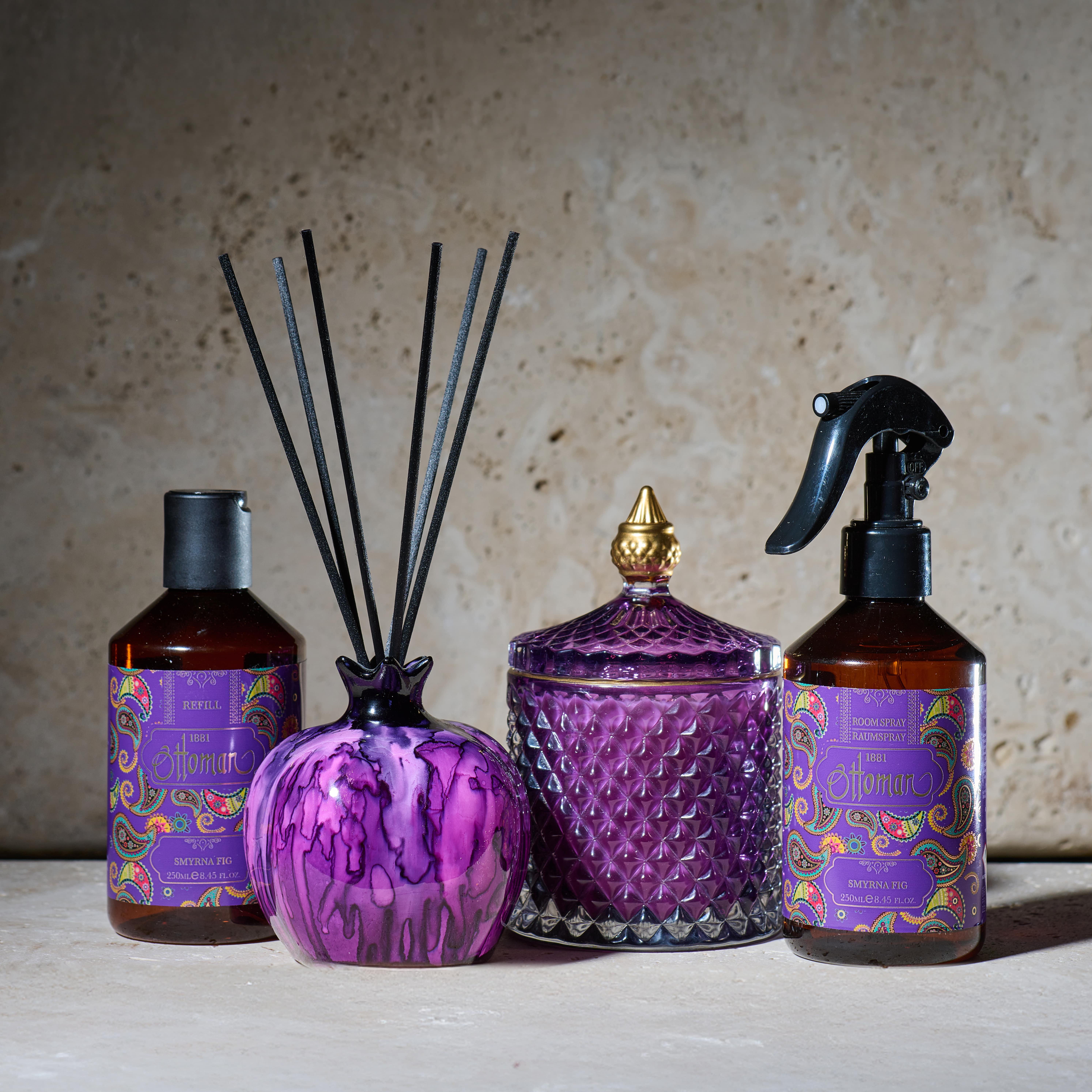 Diffuser Granatapfel - lila/grau