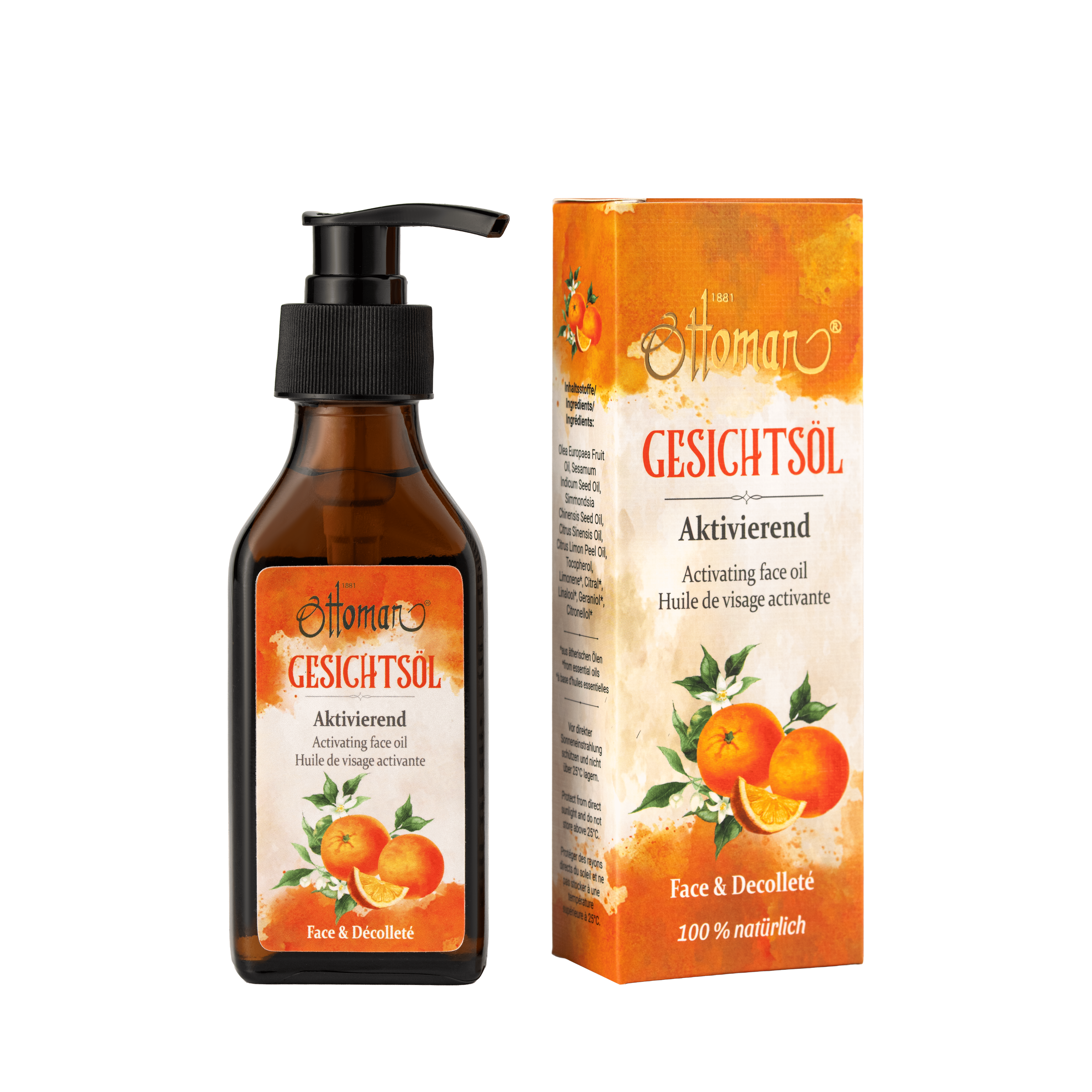 Gesichtsöl - Orange - aktivierend