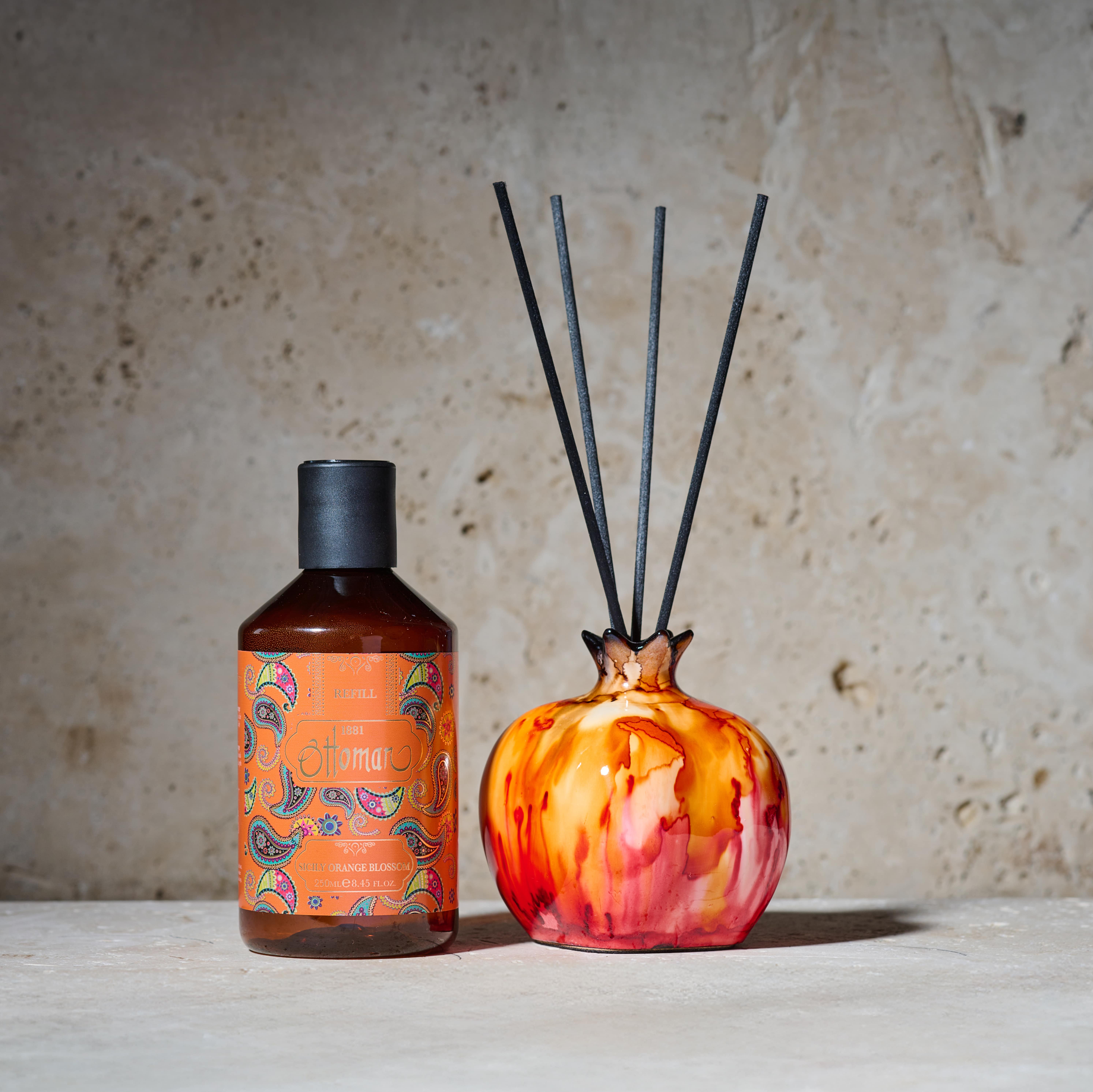 Diffuser Granatapfel - rot/orange