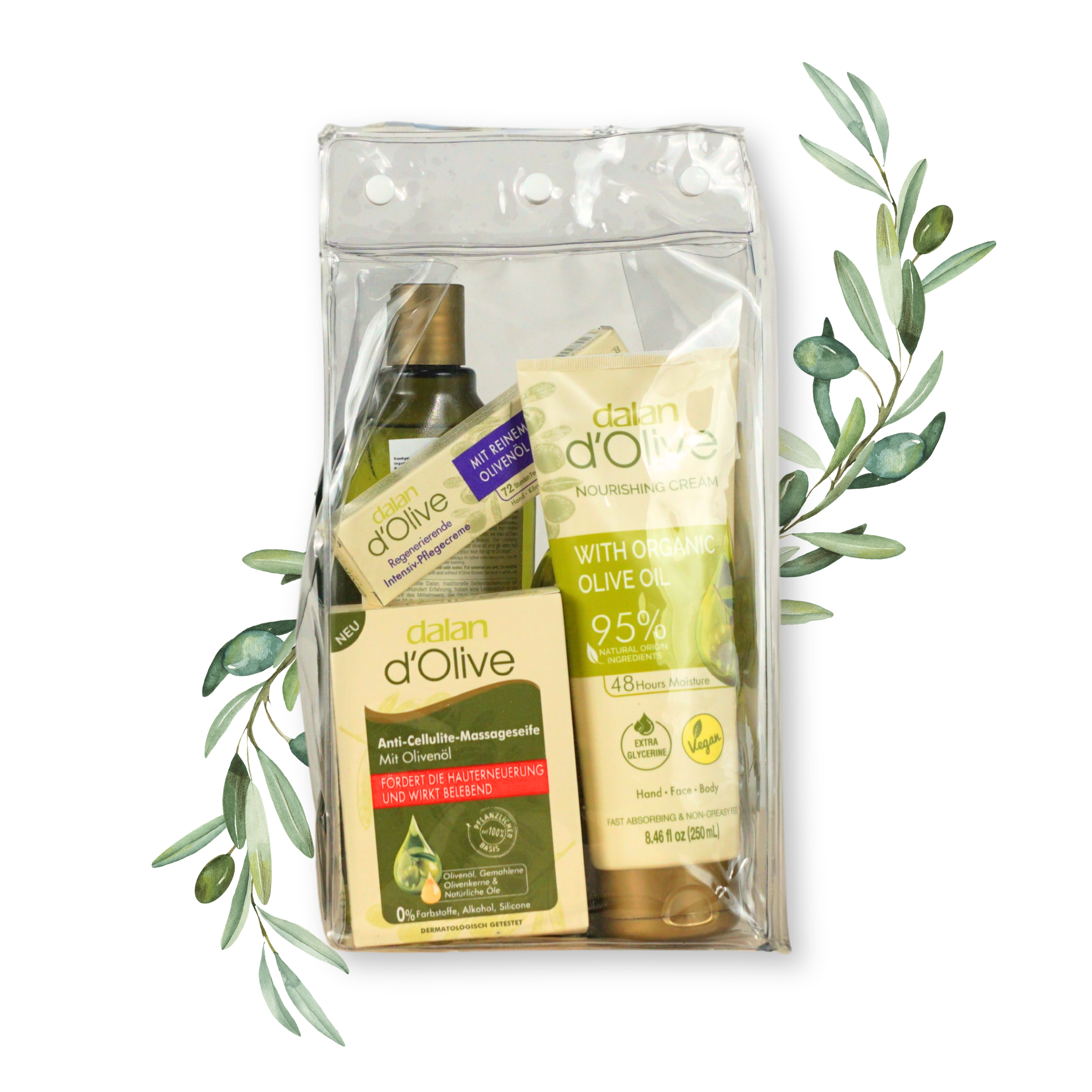 d'Olive - Geschenkset 5teilig im Polybeutel