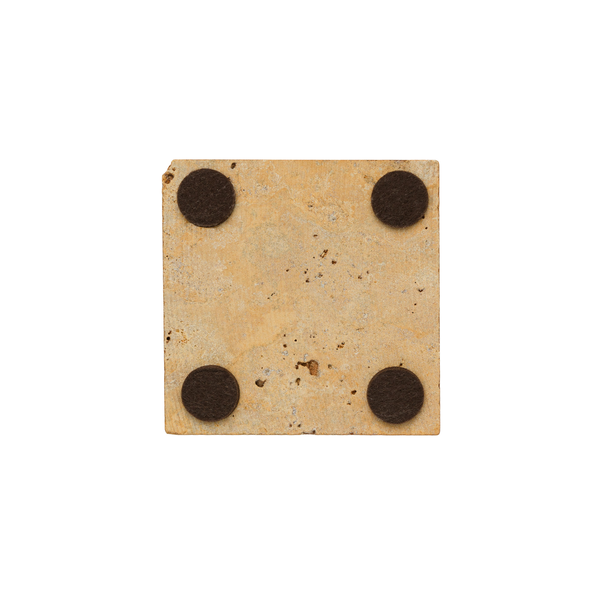 Travertin Soap dish Square Set of 4 Travertin Soap dish Square Set of 4