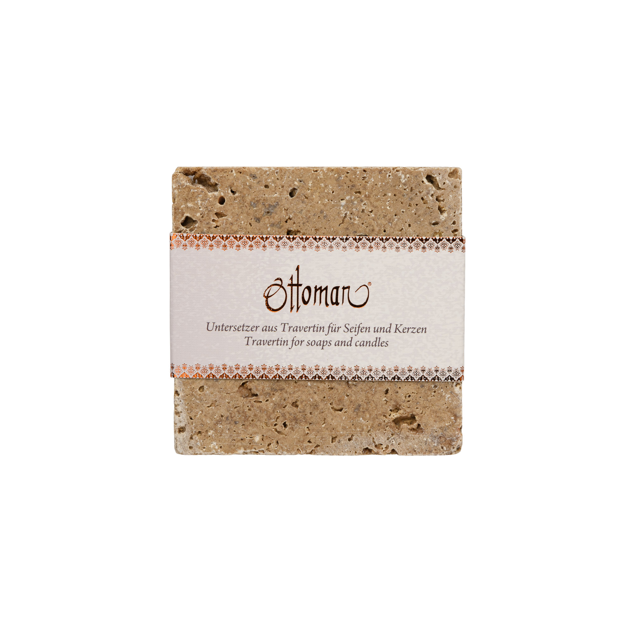 Travertin Soap dish Square Set of 4 Travertin Soap dish Square Set of 4