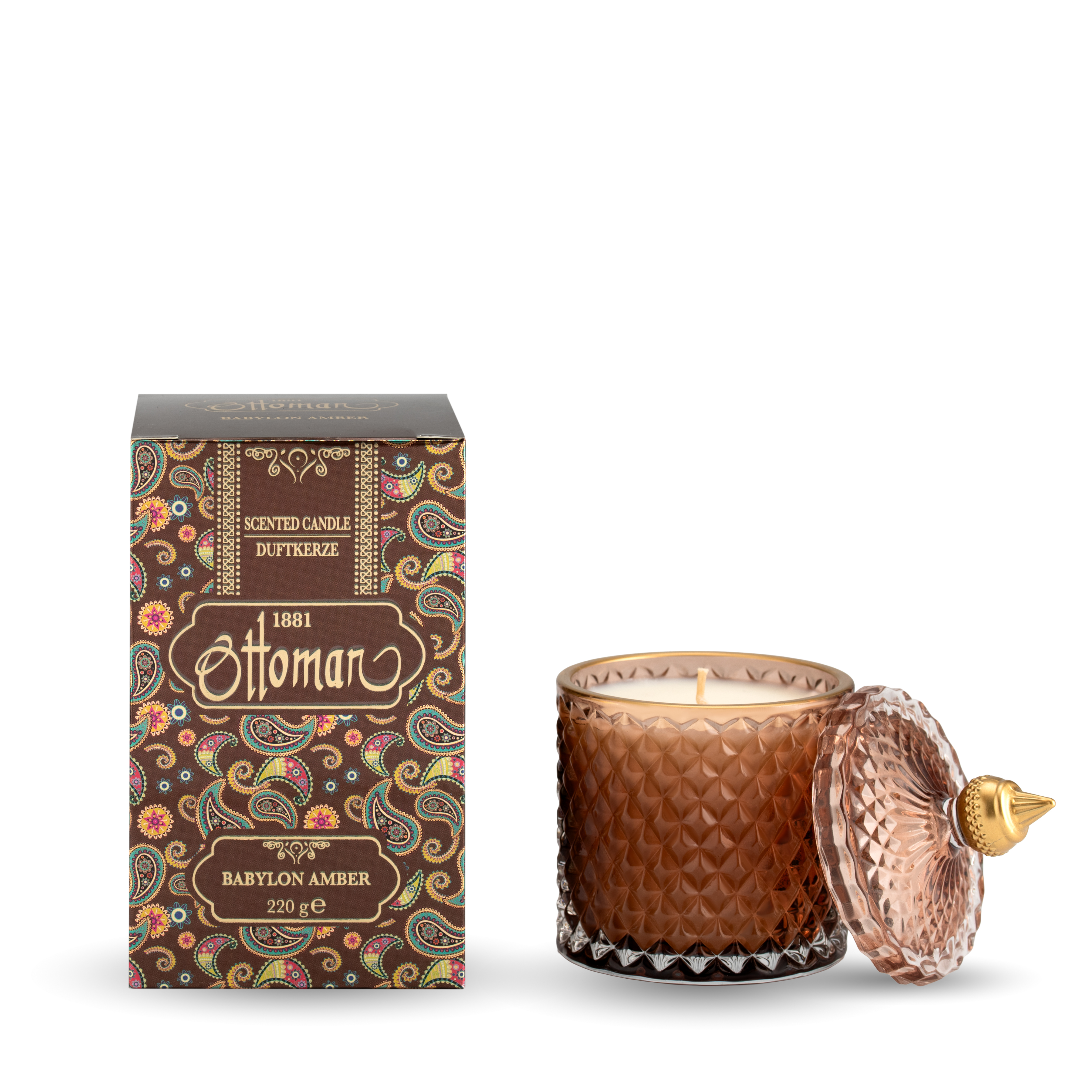 Kerze - Babylon Amber
