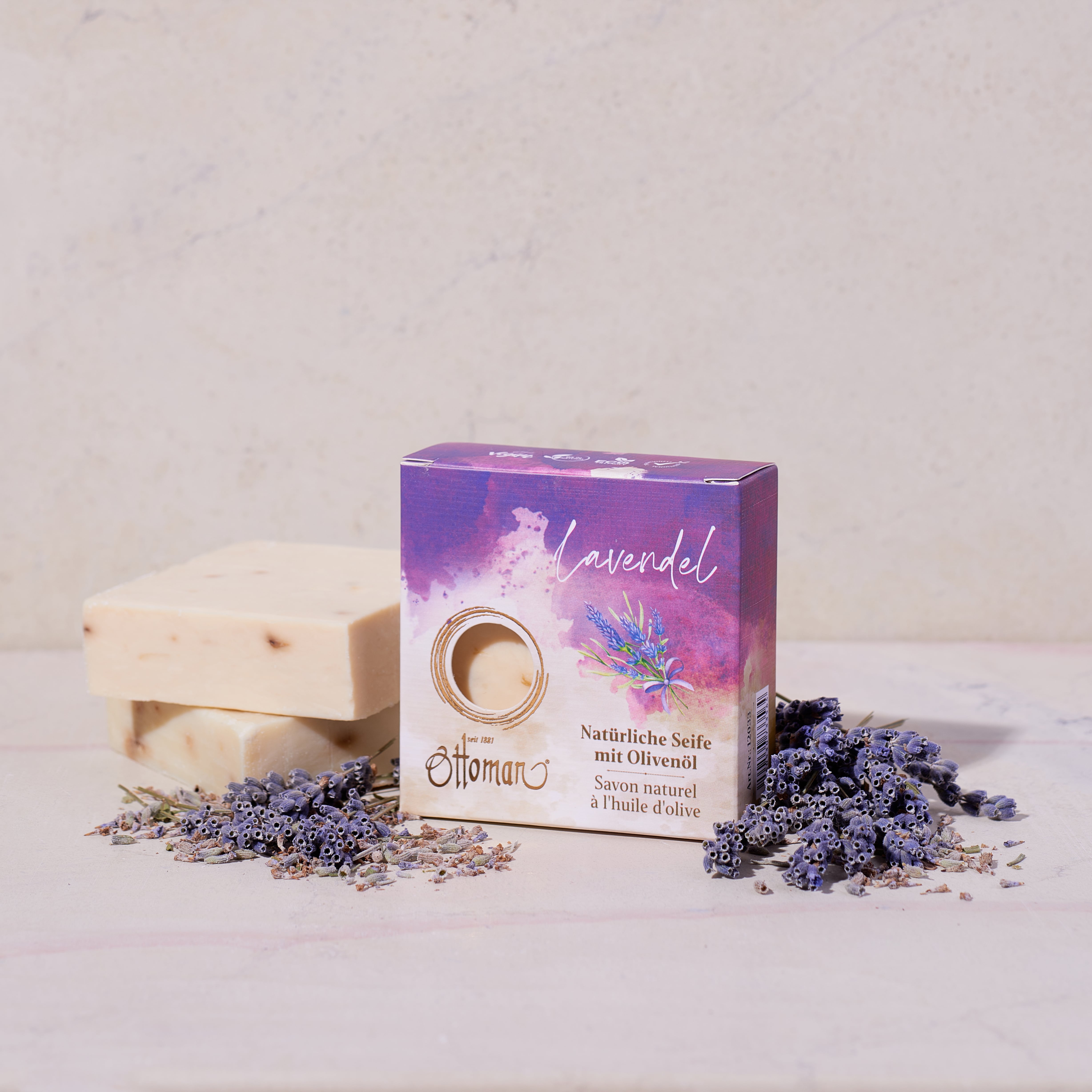 Ottoman Set Nr.2 Natural Olive Oil Soap 120g Set of 4 in a Gift Box