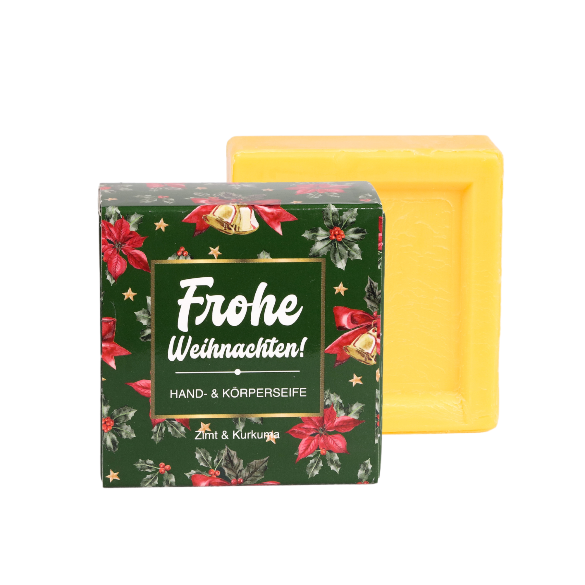 Geschenkseife Frohe Weihnachten - Zimt & Kurkuma Geschenkseife Frohe Weihnachten - Zimt & Kurkuma