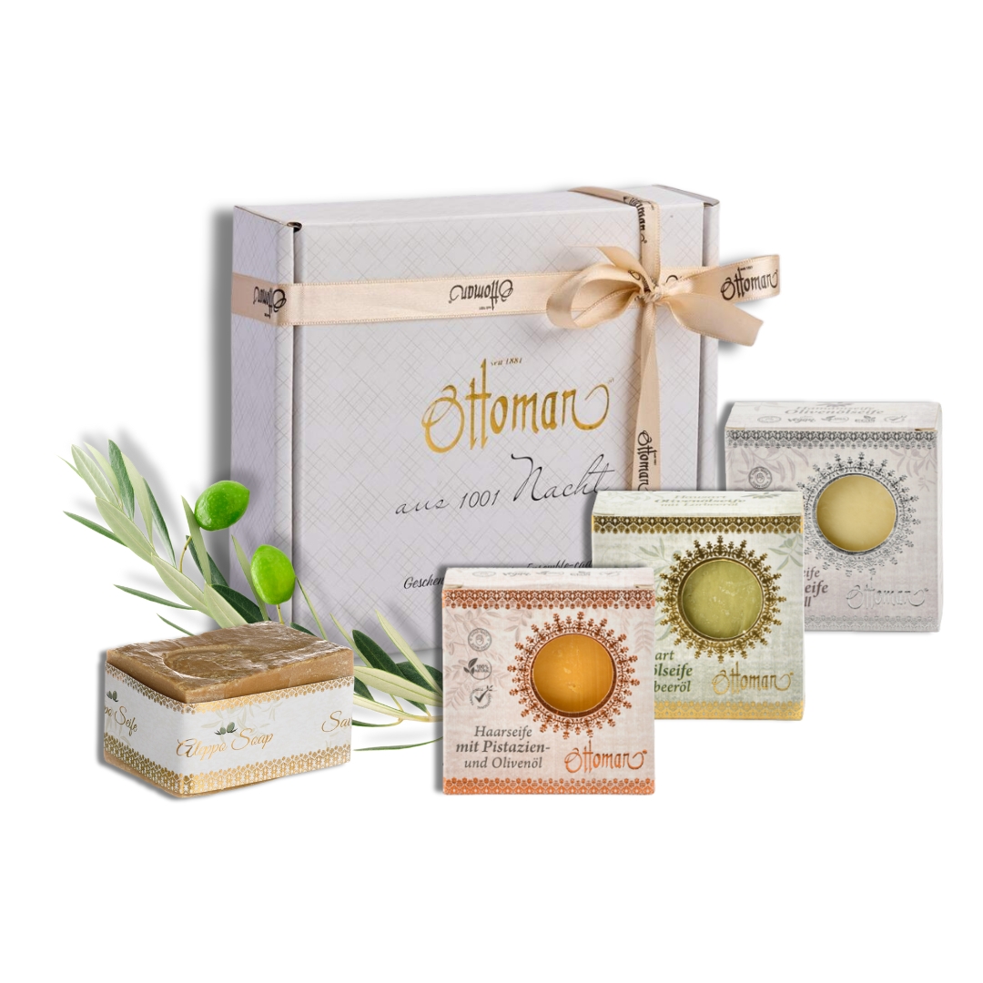 Seifenkollektion 4er Set in Geschenkschachtel