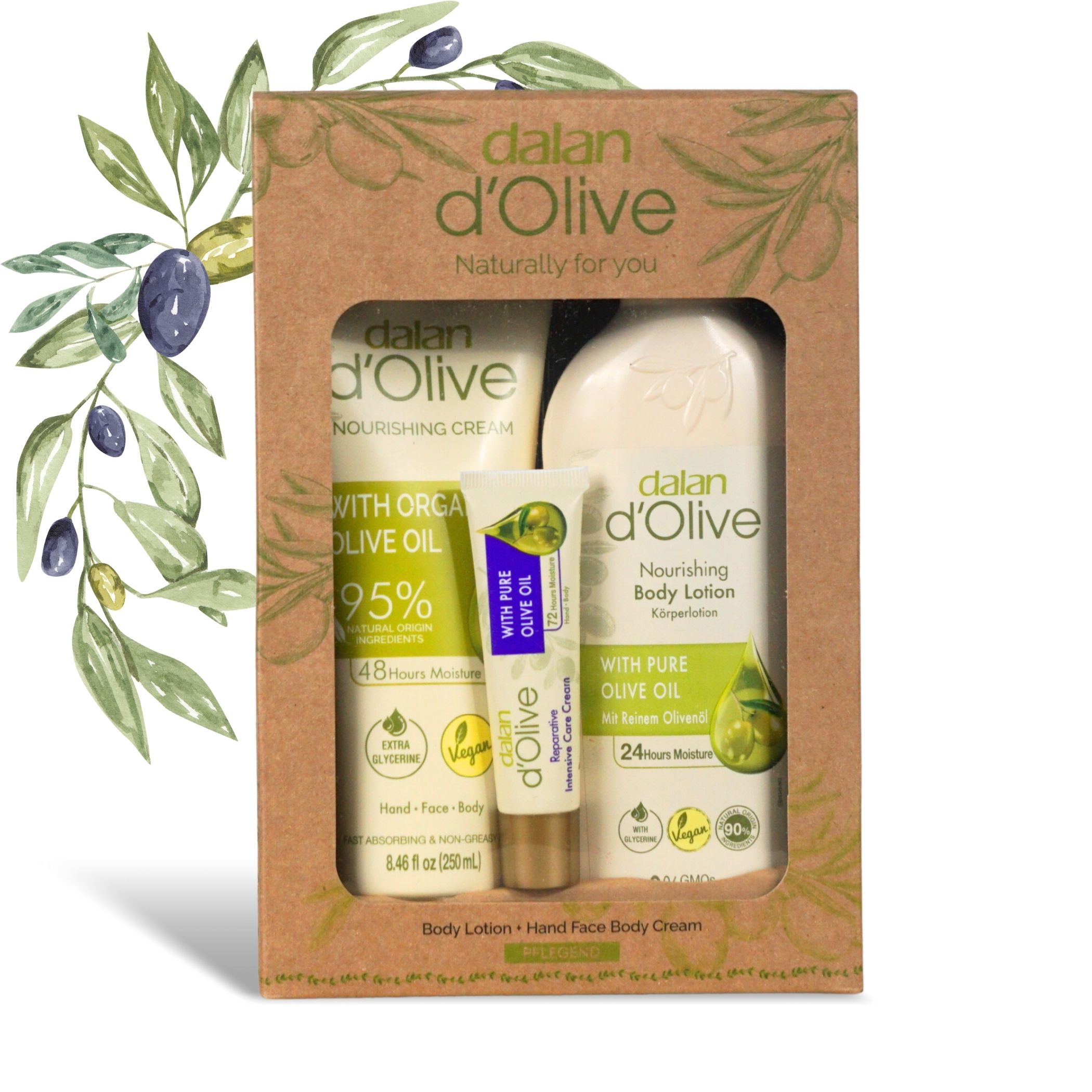 d'Olive - Geschenkset 3teilig
