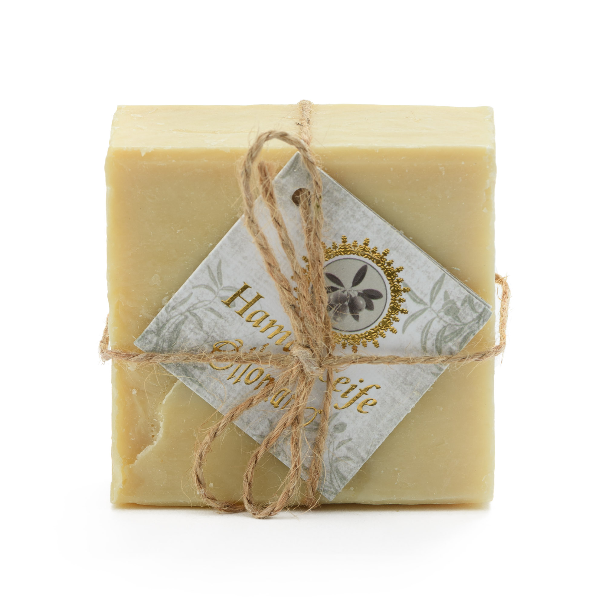 Hamamseife_Olive_12004_1080 Hamam Olivenölseife weiß (200g)