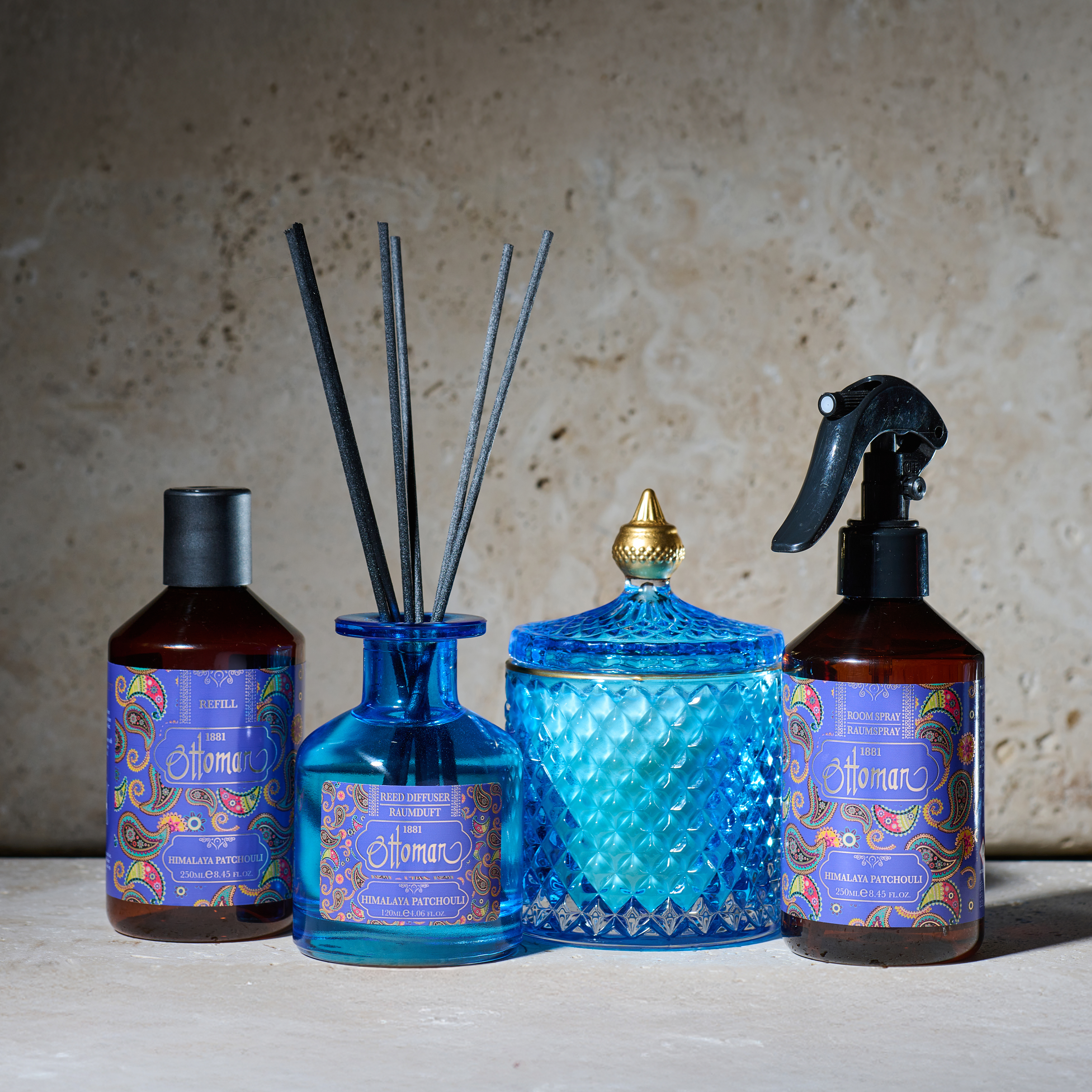 Diffuser Glas - Himalaya Patchouli Reed - 120 ml