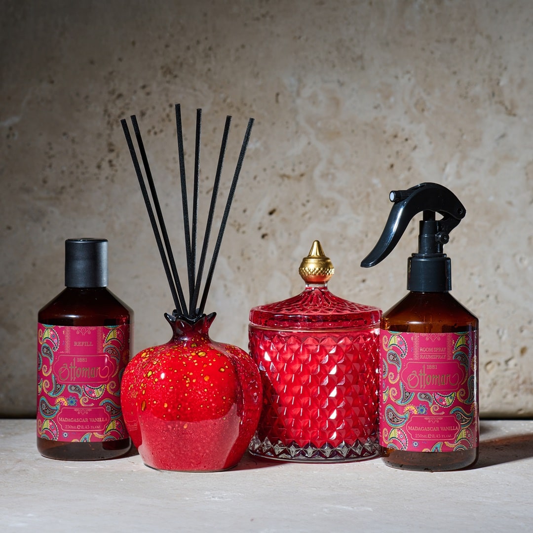 Diffuser Granatäpfel - rot