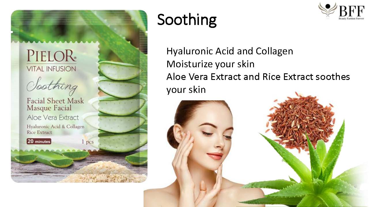 PIELOR Gesichtsmasken - Aloe Vera PIELOR Gesichtsmasken - Aloe Vera