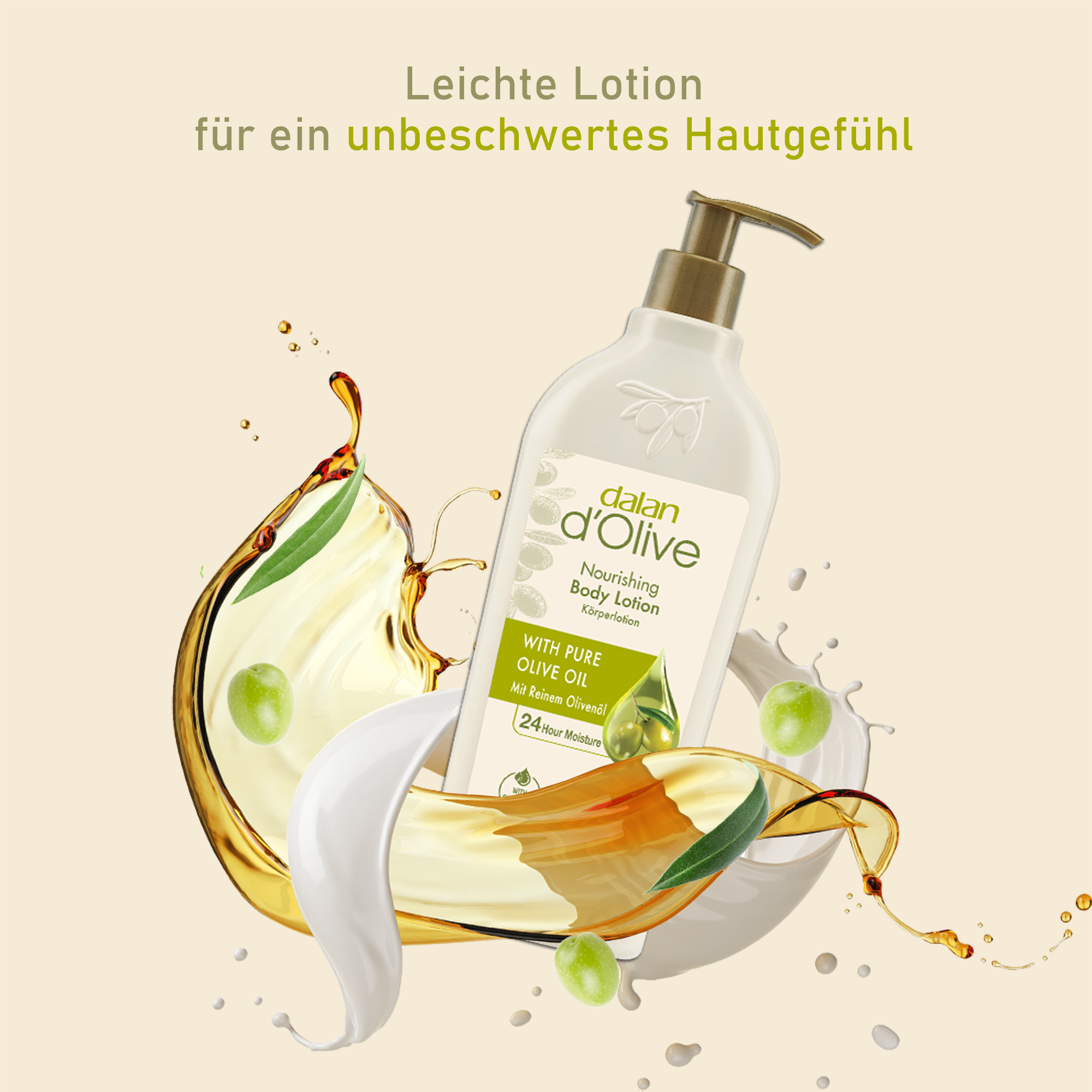 Dalan d´Olive Bodylotion mit Pumpspender 400 ml Dalan d´Olive Bodylotion mit Pumpspender 400 ml