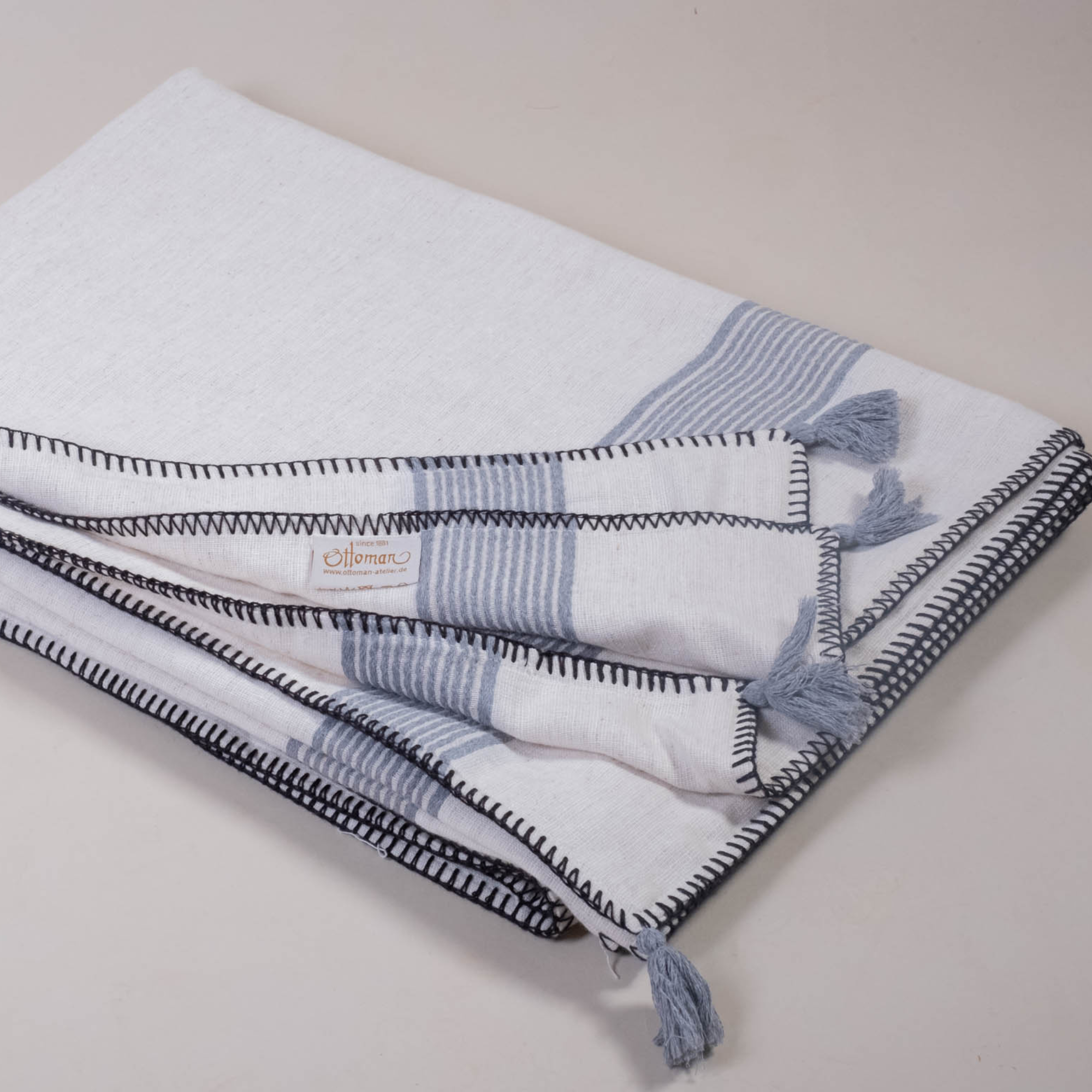 14914-ETHNO-grau-1 Bedspread ETHNO